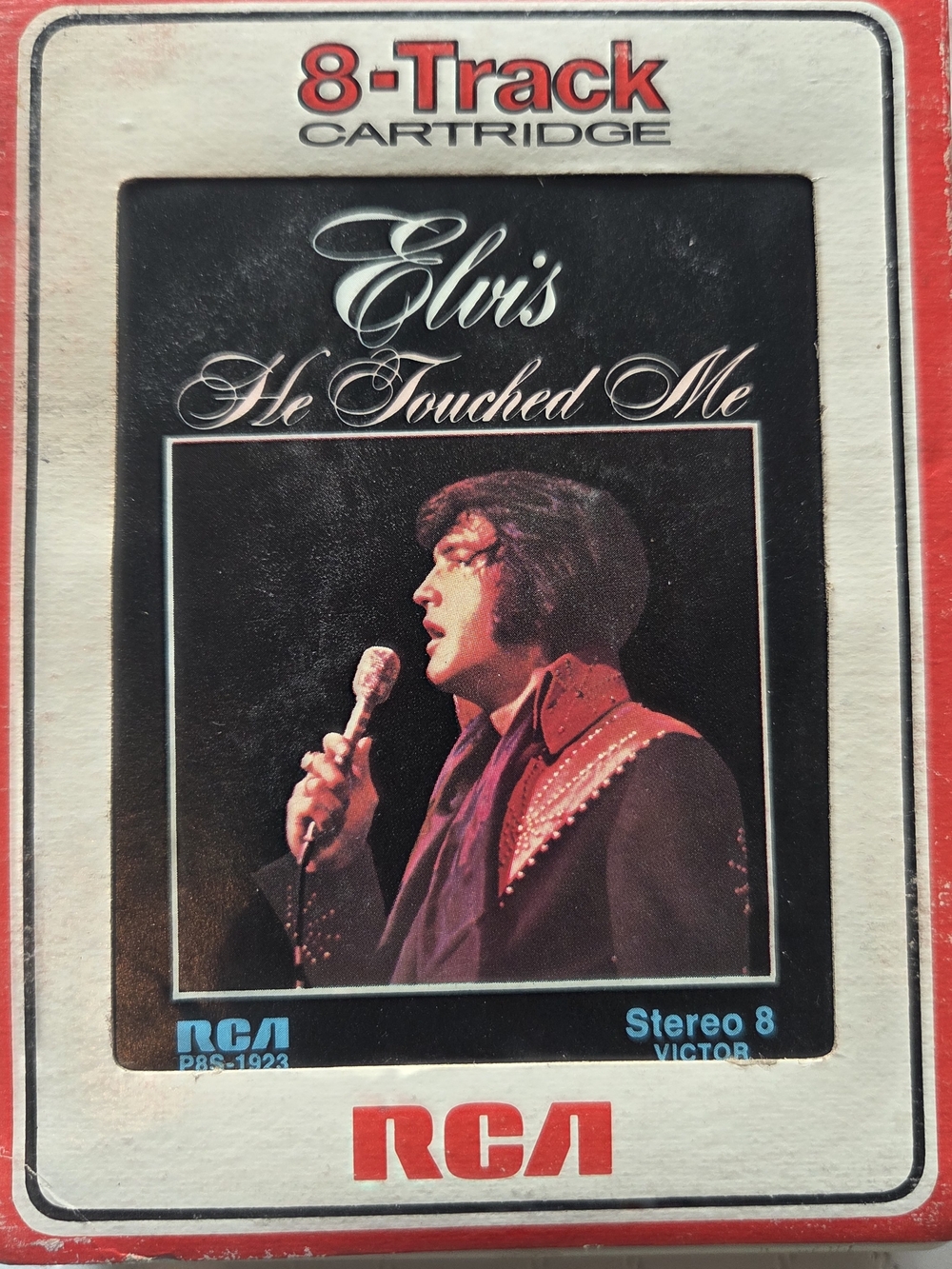 Vintage 1972 Elvis Presley He Touched Me 8-Track Tape Boxed